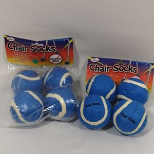 Two Packages (4 each) of Chair Socks, Used in Schools, New, one unopened package